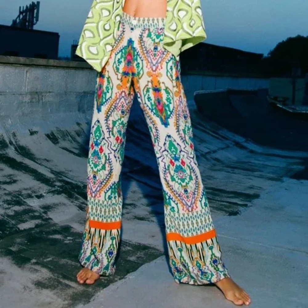 ZARA Printed Pants